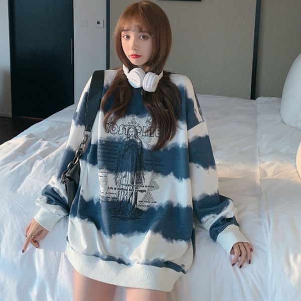 ywtvs celebrity sweater sweaterautumn korean style fashionable loose tie-dye contrast color round neck ins fashionable casual internet 2020, Black
ywtvs celebrity sweater sweaterautumn korean style fashionable loose tie-dye contrast color round neck ins fashionable casual internet 2020, Black