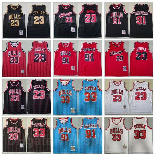 men retro basketball michael mitchell and ness nba's jersey 23 scottie pippen 33 dennis rodman 91 stripe black red white blue color vin
men retro basketball michael mitchell and ness nba's jersey 23 scottie pippen 33 dennis rodman 91 stripe black red white blue color vin