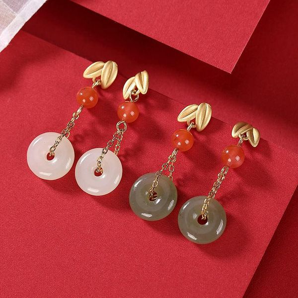new silver inlaid natural n jade pendant necklace chinese style retro elegant small crowd design charm women's brand jewelry
new silver inlaid natural n jade pendant necklace chinese style retro elegant small crowd design charm women's brand jewelry