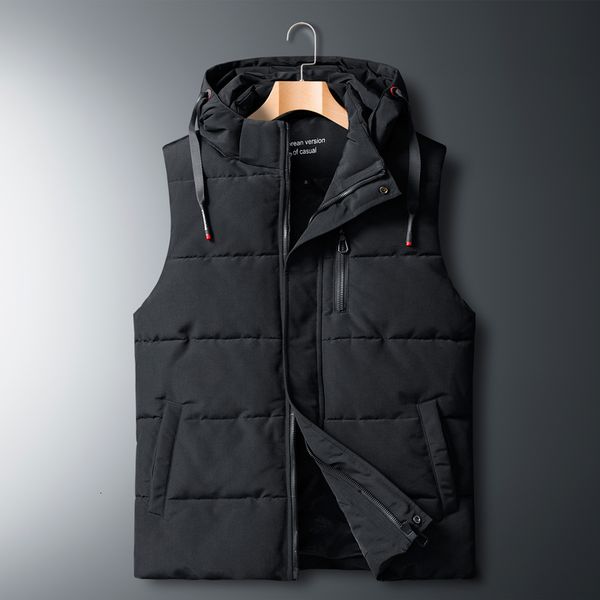 2021 new winter men's sleeveless big sizes 8xl autumn casual warm thick coats male detachable-hat vest jacket men waistcoat ew7q, Black
2021 new winter men's sleeveless big sizes 8xl autumn casual warm thick coats male detachable-hat vest jacket men waistcoat ew7q, Black