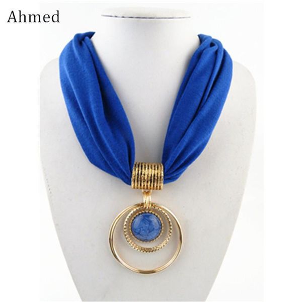 pendant necklaces ahmed fashion bohemian simple o-round resin scarf necklace for women design silk collar jewelry, Silver
pendant necklaces ahmed fashion bohemian simple o-round resin scarf necklace for women design silk collar jewelry, Silver