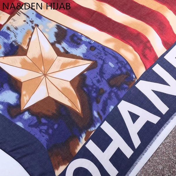 scarves big size cotton scarf with star and stripes print muslim hijab lady's wrap fashion bandana shawls 10pcs/lot, Blue;gray
scarves big size cotton scarf with star and stripes print muslim hijab lady's wrap fashion bandana shawls 10pcs/lot, Blue;gray