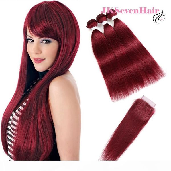 straight brazilian virgin hair 99j 3pcs with lace closure peruvian malaysian indian ombre 99j red hair bundles with 4x4 inch closure, Black
straight brazilian virgin hair 99j 3pcs with lace closure peruvian malaysian indian ombre 99j red hair bundles with 4x4 inch closure, Black