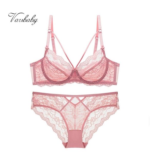 varsbaby plus size floral lace unlined underwear deep v hollow 3/4 cup underwire abcde cup bra set y200708, Red;black
varsbaby plus size floral lace unlined underwear deep v hollow 3/4 cup underwire abcde cup bra set y200708, Red;black