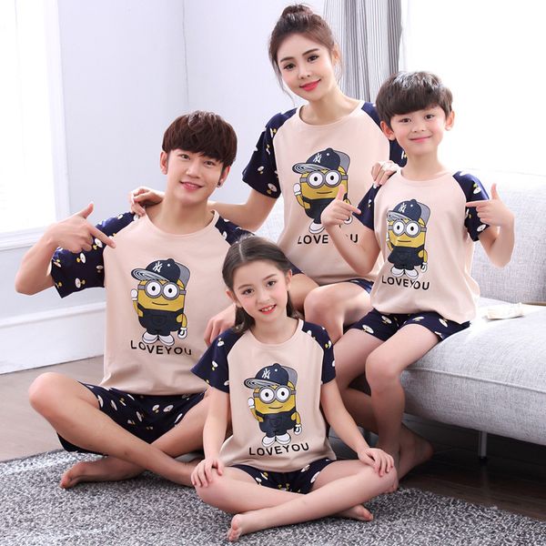 boys summer pajamas sets family matching clothes mother daughter pyjamas 100% cotton father son shirt+shorts mommy baby sets lj201111, Blue
boys summer pajamas sets family matching clothes mother daughter pyjamas 100% cotton father son shirt+shorts mommy baby sets lj201111, Blue