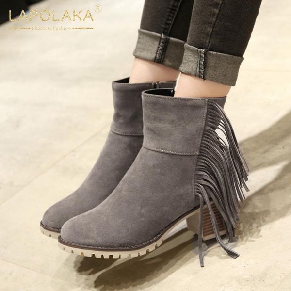 2020 large sizes 43 fashion vintage fringes square heels winter woman shoes ankle boots female footwear, Black
2020 large sizes 43 fashion vintage fringes square heels winter woman shoes ankle boots female footwear, Black