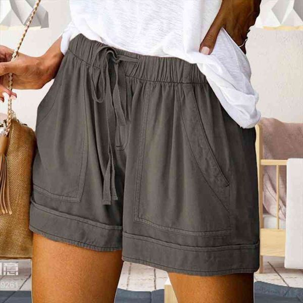 solid color shorts women elastic high waist woman shorts summer casual short women loose plus size femme, White;black
solid color shorts women elastic high waist woman shorts summer casual short women loose plus size femme, White;black