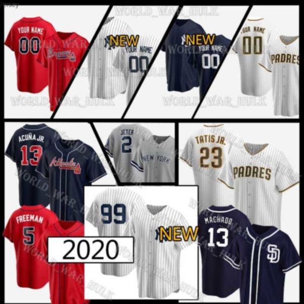 yankees jersey 99 aaron judge padres 23 fernando tatis jr. braves 13 ronald acuna derek jeter custom gerrit cole freddie an baseball 02, Blue;black
yankees jersey 99 aaron judge padres 23 fernando tatis jr. braves 13 ronald acuna derek jeter custom gerrit cole freddie an baseball 02, Blue;black