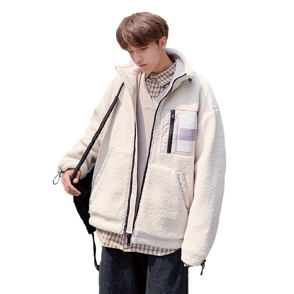 men's down & parkas man winter stand collar jacket warm thick lamb wool coat camouflage men, Black
men's down & parkas man winter stand collar jacket warm thick lamb wool coat camouflage men, Black