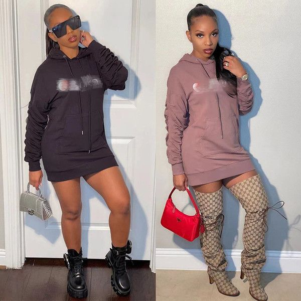 autumn and winter hooded pockets sweatshirts women casual solid color print alphabetpush on long sleeve dress fashion casual dress, Black;gray
autumn and winter hooded pockets sweatshirts women casual solid color print alphabetpush on long sleeve dress fashion casual dress, Black;gray