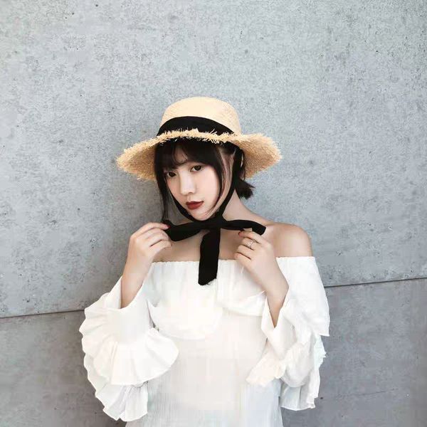 new fashion women's sun hat brand new women summer ribbon lafite straw hat beach hat wide brim sombreros hombre travel vacation 201015, Blue;gray
new fashion women's sun hat brand new women summer ribbon lafite straw hat beach hat wide brim sombreros hombre travel vacation 201015, Blue;gray