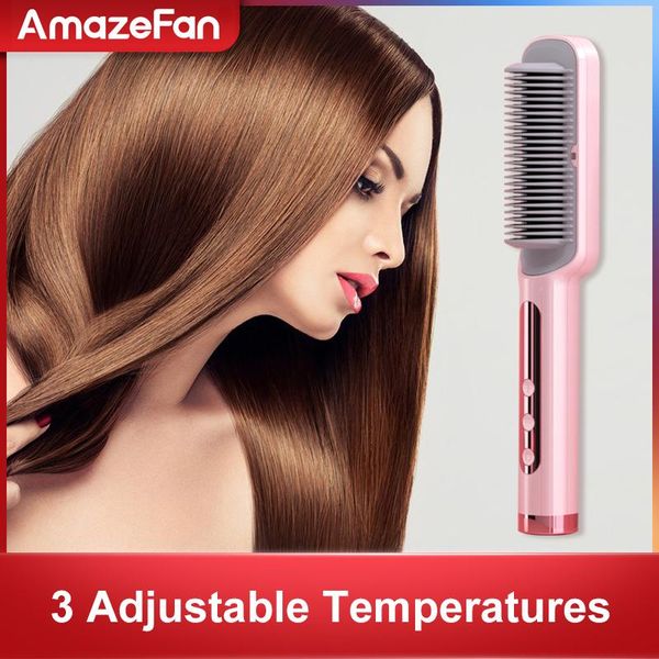 hair brushes straightener heating ionic electric straight comb brush curler styling tool, Silver
hair brushes straightener heating ionic electric straight comb brush curler styling tool, Silver