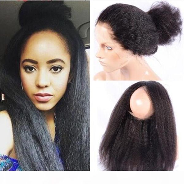 360 lace band frontal natural black yaki straight brazilian virgin hair human hair part lace band frontal closure 360 band 8 inches, Black;brown
360 lace band frontal natural black yaki straight brazilian virgin hair human hair part lace band frontal closure 360 band 8 inches, Black;brown