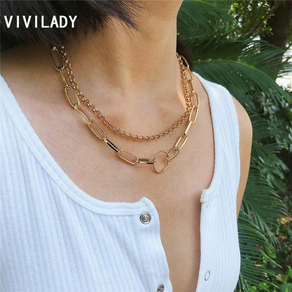 vivilady минималистского стиль европейского hot двухслойной женщина сплав choker ожерелье модная широкий полые геометрические цепи леди ювел, Golden;silver
vivilady минималистского стиль европейского hot двухслойной женщина сплав choker ожерелье модная широкий полые геометрические цепи леди ювел, Golden;silver