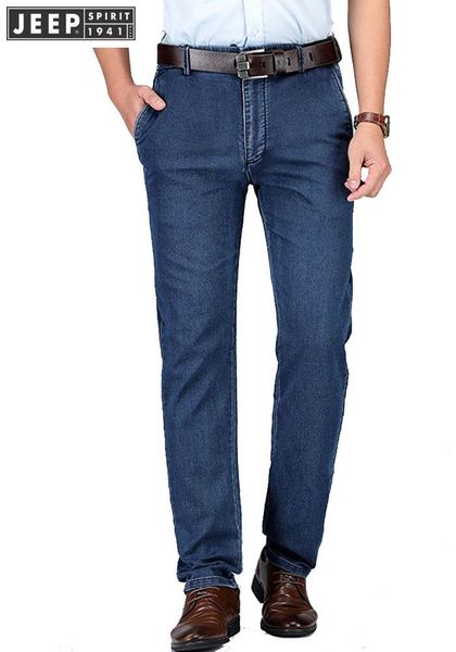 men's jeans 2021 summer brand cotton loycell jean elastic waist mens casual full length mid straight pants fashion trousers, Blue
men's jeans 2021 summer brand cotton loycell jean elastic waist mens casual full length mid straight pants fashion trousers, Blue