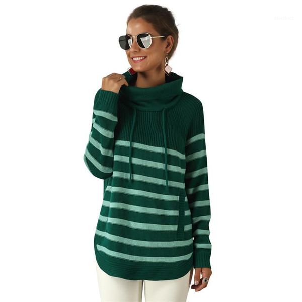 turtle neck pullover long sleeve knits clothing autumn loose casual women sweaters with pockets striped womens sweater, White;black
turtle neck pullover long sleeve knits clothing autumn loose casual women sweaters with pockets striped womens sweater, White;black