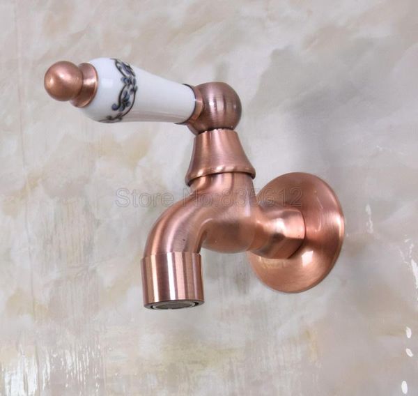 bathroom sink faucets wall mounted antique red copper ceramic handle mop pool faucet / cold water tap wav306
bathroom sink faucets wall mounted antique red copper ceramic handle mop pool faucet / cold water tap wav306