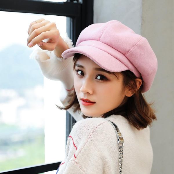 berets female sboy hat beret painter autumn solid color octagonal fashion korean vintage casual ladies hats, Blue;gray
berets female sboy hat beret painter autumn solid color octagonal fashion korean vintage casual ladies hats, Blue;gray