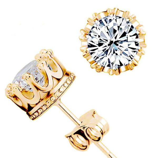 women fashion 4 colors gold silver plated allergy earring wedding crown earrings cubic zirconia stud jewelry wholesale pairs wnsde, Golden;silver
women fashion 4 colors gold silver plated allergy earring wedding crown earrings cubic zirconia stud jewelry wholesale pairs wnsde, Golden;silver