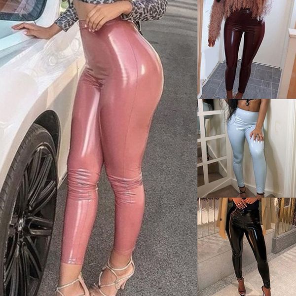 pu leather skinny legging pants 2020 high waist ladies stretch legging slim fitness faux leather legging trousers, Black
pu leather skinny legging pants 2020 high waist ladies stretch legging slim fitness faux leather legging trousers, Black