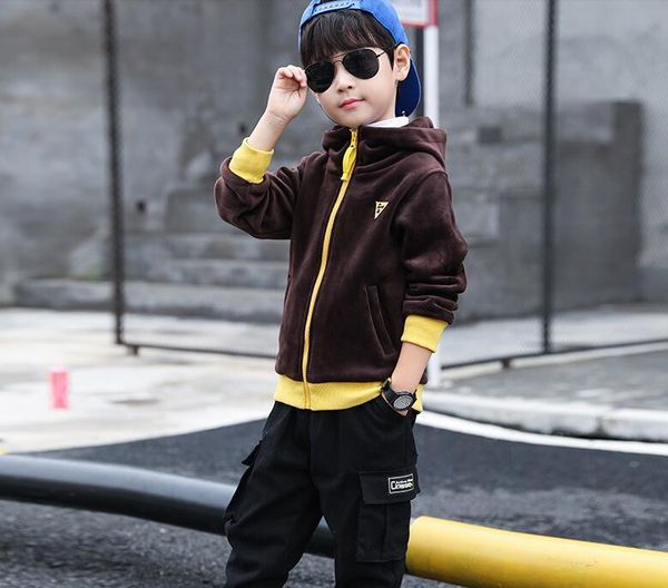 children's clothing jackets autumn and winter new plus velvet thickening korean tide boy big boy hbn 39 coat 201126, Blue;gray
children's clothing jackets autumn and winter new plus velvet thickening korean tide boy big boy hbn 39 coat 201126, Blue;gray
