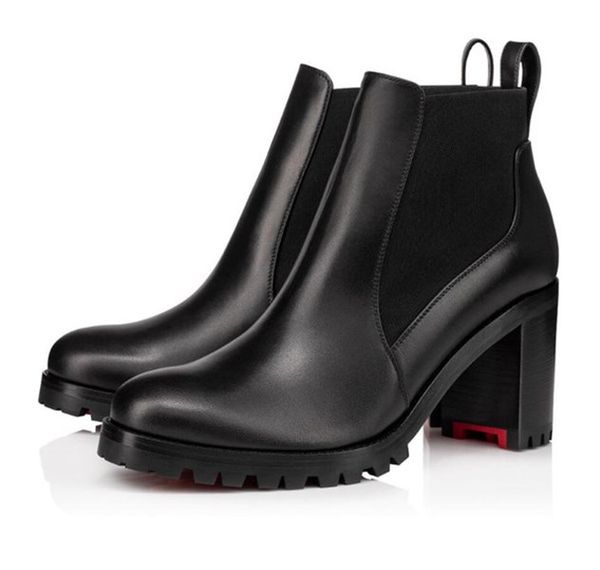 luxury fashion red bottom boots women chunky heels lug sole marchacroche ankle boots party wedding autumn winter ladies booties eu35-43, Black
luxury fashion red bottom boots women chunky heels lug sole marchacroche ankle boots party wedding autumn winter ladies booties eu35-43, Black