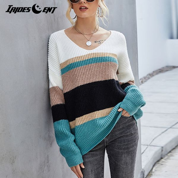 sweaters women winter jumpers knitted pullover fashion women contrast stitching knit sweater female loose oversized sweatshirt, White;black
sweaters women winter jumpers knitted pullover fashion women contrast stitching knit sweater female loose oversized sweatshirt, White;black