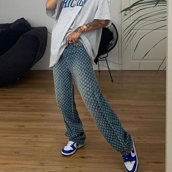 women's jeans women clothes ripped hole straight leg pants streetwear high waist trendy slouchy denim trousers female boyfriend white, Blue
women's jeans women clothes ripped hole straight leg pants streetwear high waist trendy slouchy denim trousers female boyfriend white, Blue