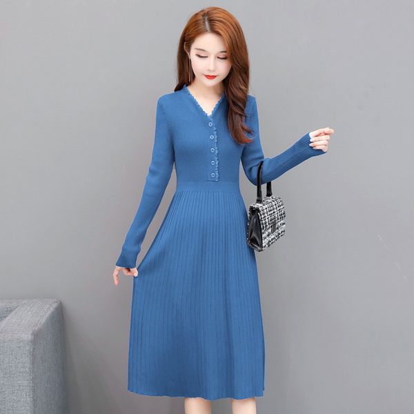 2021 new women autumn winter warm knitted pullover long sweater es sweet lace v-neck elegant party midi vestido y477 e7it, Black;gray
2021 new women autumn winter warm knitted pullover long sweater es sweet lace v-neck elegant party midi vestido y477 e7it, Black;gray