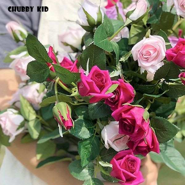 12pcs/lot wholesale high simulation real touch 5 heads small artificial rose flowers wedding decorative moisturizing latex rose1
12pcs/lot wholesale high simulation real touch 5 heads small artificial rose flowers wedding decorative moisturizing latex rose1
