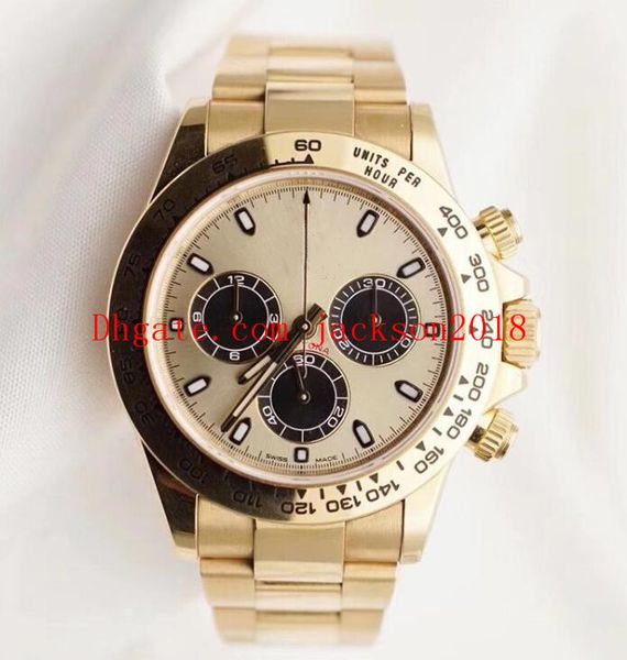 original boxes luxury men's watches 40mm 116505 116508 116528 black white dial gold stainless steel bracelet mechanical automatic wrist, Slivery;brown
original boxes luxury men's watches 40mm 116505 116508 116528 black white dial gold stainless steel bracelet mechanical automatic wrist, Slivery;brown