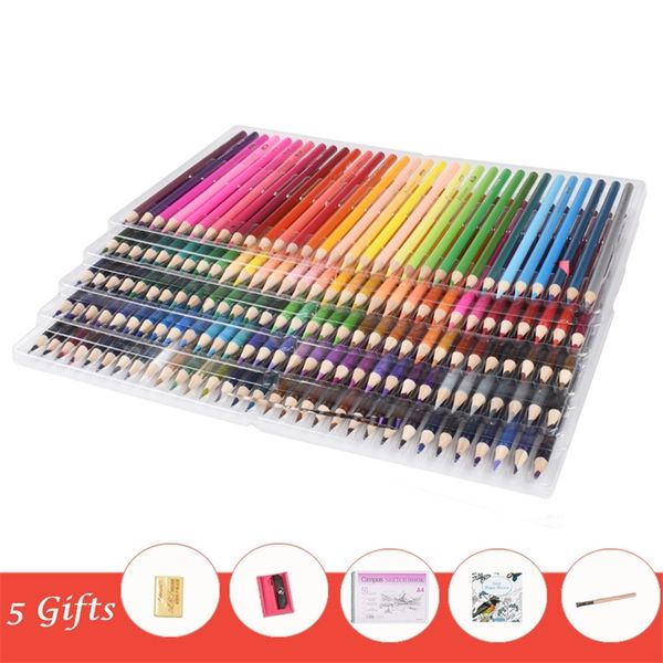 120/160 colors wood colored pencils set non-toxic professional artist painting oil pencil for school drawing sketch art supplies y200428
120/160 colors wood colored pencils set non-toxic professional artist painting oil pencil for school drawing sketch art supplies y200428