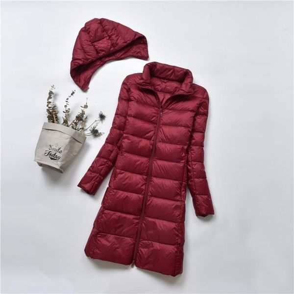 winter women's long coat down females hooded parka with hat 2020 90% white duck down coat autumn women ultra light jackets, Black
winter women's long coat down females hooded parka with hat 2020 90% white duck down coat autumn women ultra light jackets, Black