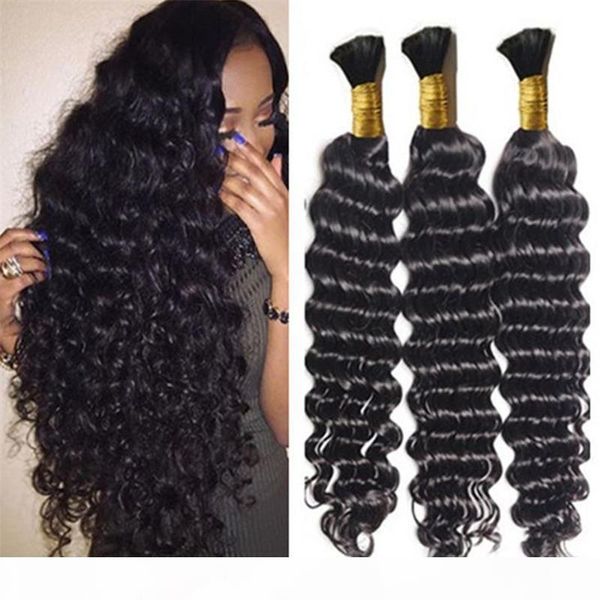 bulk hair for braiding 8a grade deep wave hair bulk brazilian deep wave braiding hair ing, Black
bulk hair for braiding 8a grade deep wave hair bulk brazilian deep wave braiding hair ing, Black