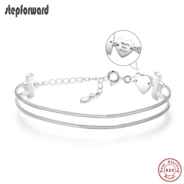 шаг вперед 925 sterling silver оригинал 2-линия цепи браслет браслеты шарма для женщин змея цепь браслет fit любовь бисер, Black
шаг вперед 925 sterling silver оригинал 2-линия цепи браслет браслеты шарма для женщин змея цепь браслет fit любовь бисер, Black