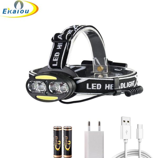 body motion sensor headlamp usb rechargeable headlight head torch 4*t6+2*cob waterproof outdoor camping lamp
body motion sensor headlamp usb rechargeable headlight head torch 4*t6+2*cob waterproof outdoor camping lamp