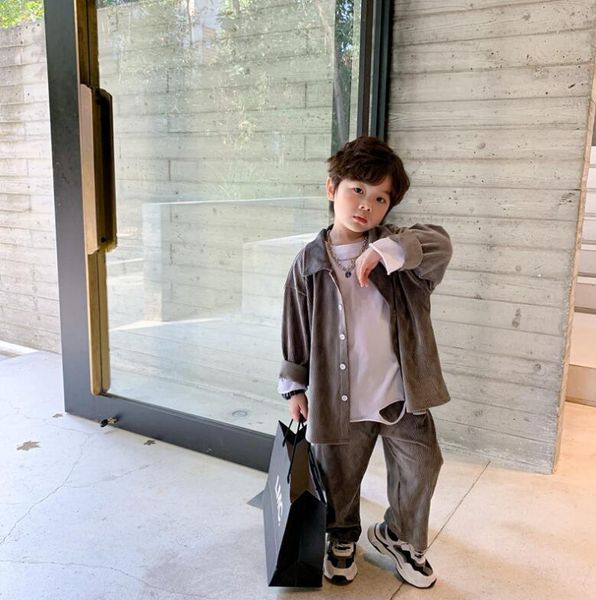 2021 korea style girls boys 2 pcs set corduroy coat +long pants spring cotton kids suit 2-7 years yl525, White
2021 korea style girls boys 2 pcs set corduroy coat +long pants spring cotton kids suit 2-7 years yl525, White