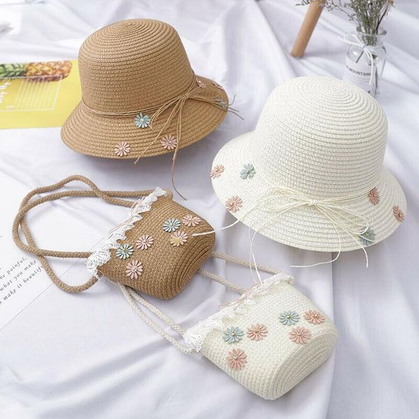 new summer kids straw hats colorful flower children beach cap baby pgraphy props baby girl hat sun visor caps + bag 2pcs, Yellow
new summer kids straw hats colorful flower children beach cap baby pgraphy props baby girl hat sun visor caps + bag 2pcs, Yellow