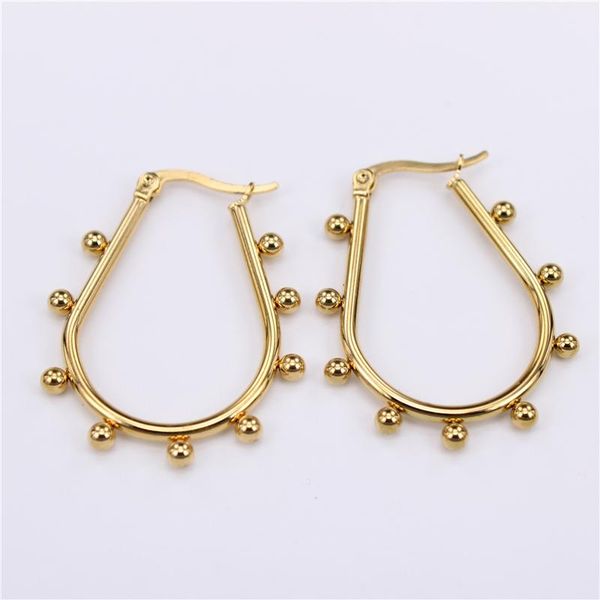hoop & huggie wholesale 5 options ladies style features diameter 33mm stainless steel earrings lh861, Golden;silver
hoop & huggie wholesale 5 options ladies style features diameter 33mm stainless steel earrings lh861, Golden;silver