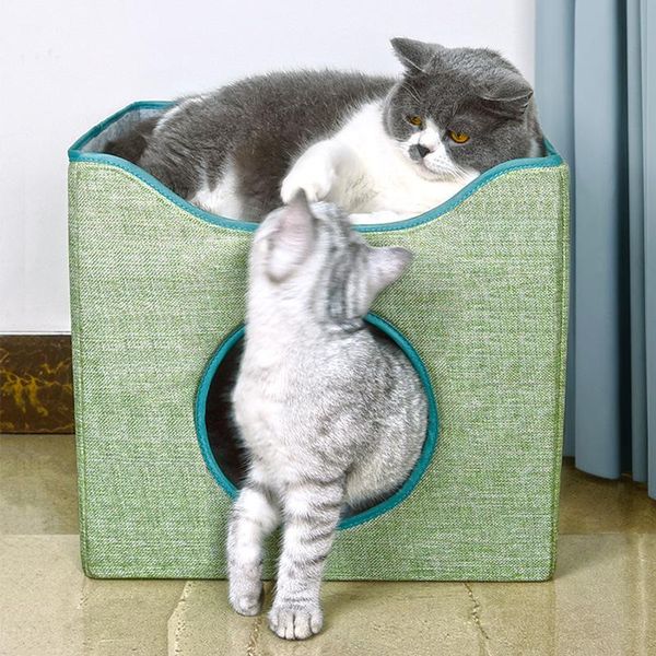 cat beds & furniture litter double-layer cushion foldable pet square jumping platform portable out cage supplies
cat beds & furniture litter double-layer cushion foldable pet square jumping platform portable out cage supplies
