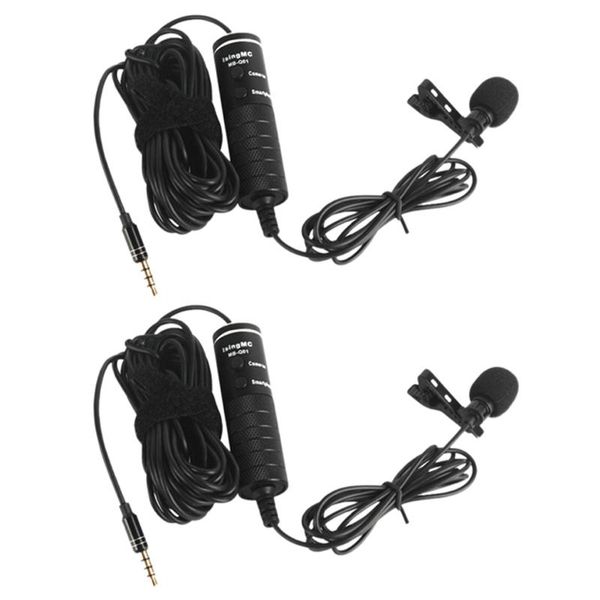 2pcs lavalier microphone rechargeable omnidirectional condenser clip-on mic with led indicator for recording vlog
2pcs lavalier microphone rechargeable omnidirectional condenser clip-on mic with led indicator for recording vlog