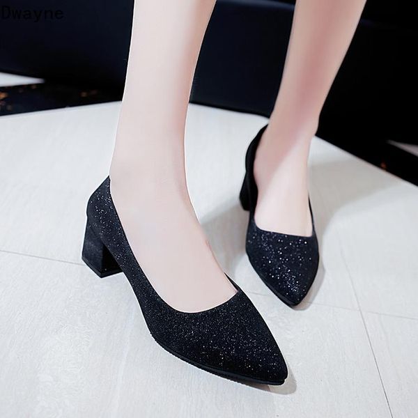 2021 new silver pointed high heels sequins shallow mouth with wild high heels, Black
2021 new silver pointed high heels sequins shallow mouth with wild high heels, Black