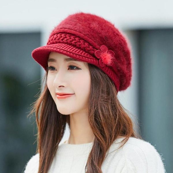 berets elegant women knitted hats fur cap autumn winter warm hat ladies female beret, Blue;gray
berets elegant women knitted hats fur cap autumn winter warm hat ladies female beret, Blue;gray