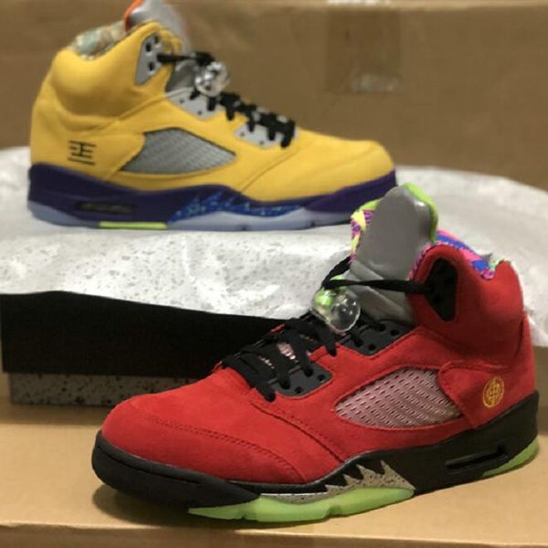 5 what the varsity maize court purple ghost green bean solar orange 5s mens shoes sports trainers sneakers, White;red
5 what the varsity maize court purple ghost green bean solar orange 5s mens shoes sports trainers sneakers, White;red