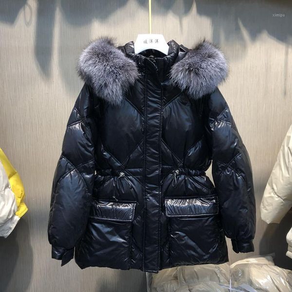 2020 autumn winter new style silver fur collar mid-length down jacket women slim fit waist hugging fashion women thick coat1, Black;brown
2020 autumn winter new style silver fur collar mid-length down jacket women slim fit waist hugging fashion women thick coat1, Black;brown