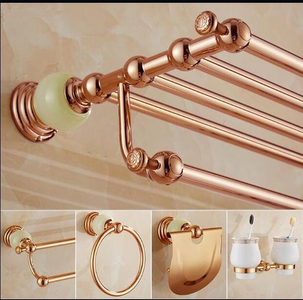 новый brass и джейд розовое золото аксессуары для ванной комнаты setpaper holdertowel barsoap baskettowel rackhook ванной оборудование набор
новый brass и джейд розовое золото аксессуары для ванной комнаты setpaper holdertowel barsoap baskettowel rackhook ванной оборудование набор