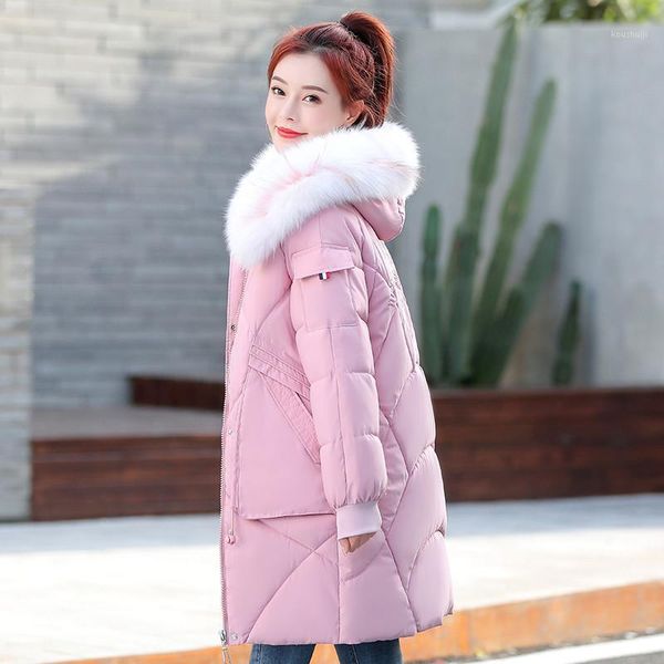 2020 new fashion medium long hooded parka with fur collar winter jacket women casual thick warm parka coat female office lady1, Black
2020 new fashion medium long hooded parka with fur collar winter jacket women casual thick warm parka coat female office lady1, Black