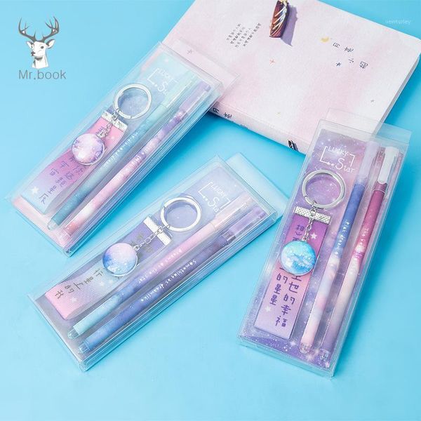 gel pens 2 pcs galaxy color pen starry star 0.5mm with card keys chain holder kawaii stationery office school supplies1
gel pens 2 pcs galaxy color pen starry star 0.5mm with card keys chain holder kawaii stationery office school supplies1