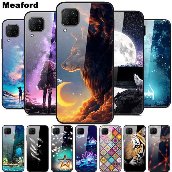 luxury tempered glass cover p40 phone case for huawei p 40 lite coque p40lite e
luxury tempered glass cover p40 phone case for huawei p 40 lite coque p40lite e