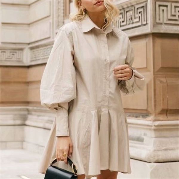 2021 new elegant women khaki lantern sleeve dresses fashion ladies patchwork dress sweet female cotton 100% vestidos n0ht, Black;gray
2021 new elegant women khaki lantern sleeve dresses fashion ladies patchwork dress sweet female cotton 100% vestidos n0ht, Black;gray